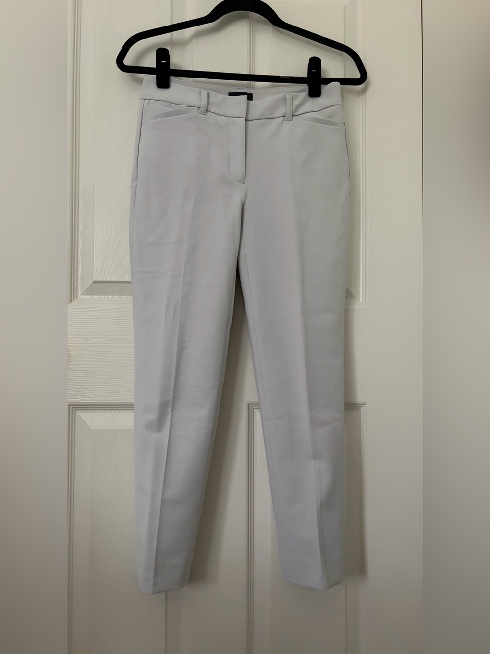 White House Black Market Light Gray the Slim Ankle Dress Pants
